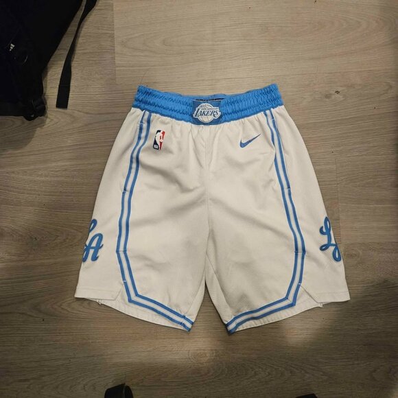 Nike Lakers Authentic Engineered Basketball Shorts Size 30